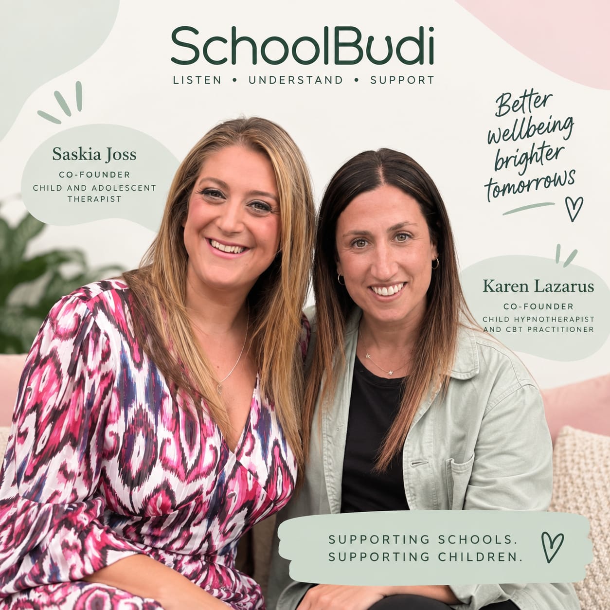 SchoolBudi co-founders Saskia Joss and Karen Lazarus